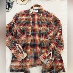 Wax Multicolor Plaid Men's Casual Button Down Shirt